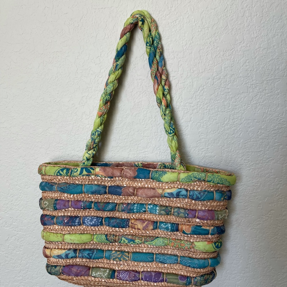 Cappelli Straworld Multicolor Woven Tote